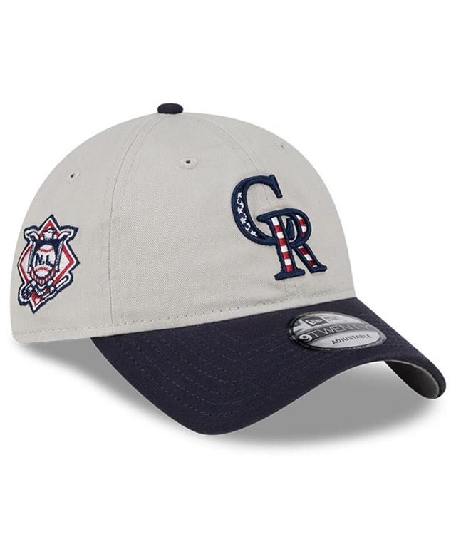 New Era Mens Black Colorado Rockies 2024 Fourth of July 9TWENTY Adjustable Hat Product Image