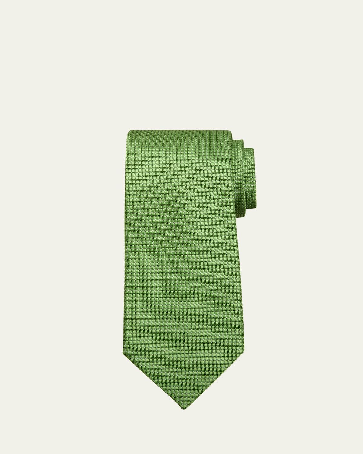 Mens Textured Silk Tie Product Image