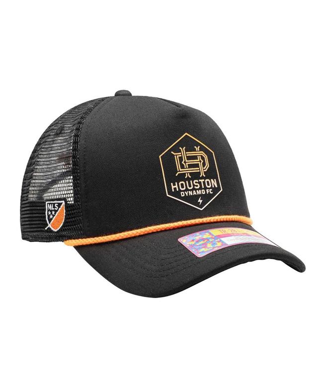 Fan Ink Mens Black Houston Dynamo Fc Atmosphere Trucker Adjustable Hat Product Image