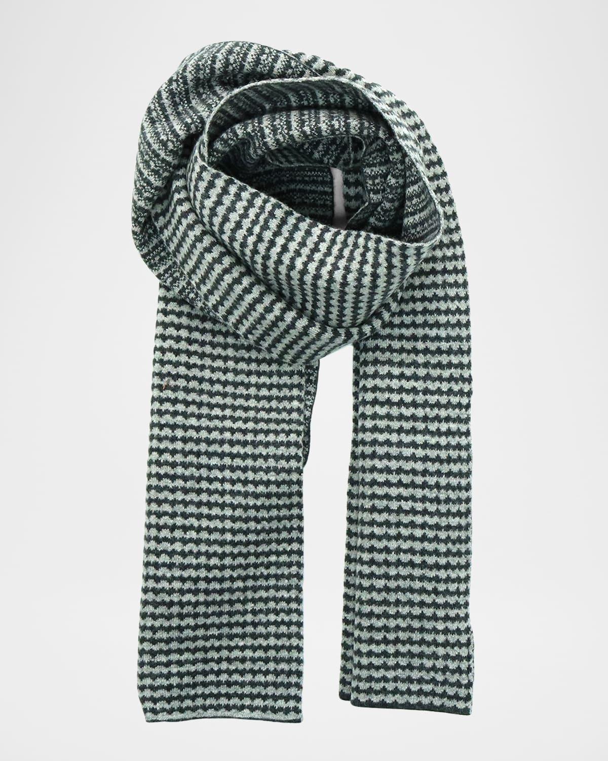 Men's Jacquard Scarf with Design Product Image