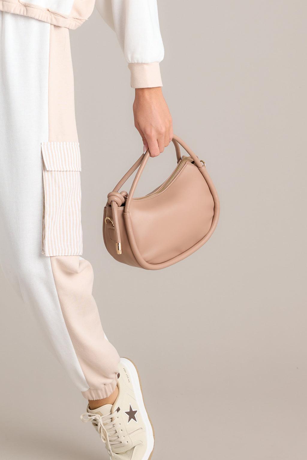 Outstanding Poise Beige Handbag Product Image