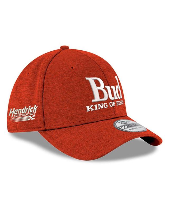 Mens New Era Scarlet Hendrick Motorsports Budweiser 39THIRTY Flex Hat Product Image