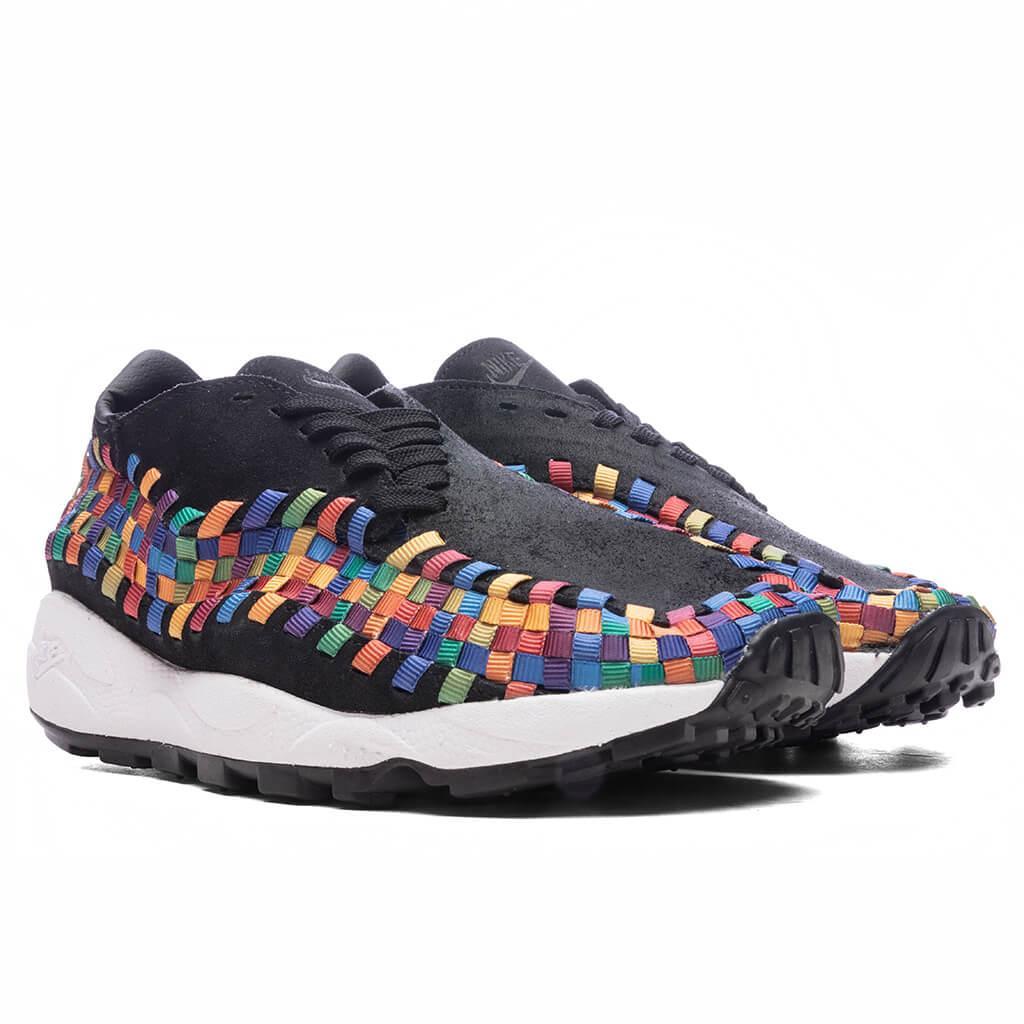 Women's Air Footscape Woven - Black/Black/White Female Product Image