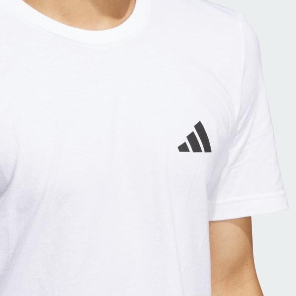 adidas India Cricket Traditional Graphic Tee White M Mens Product Image