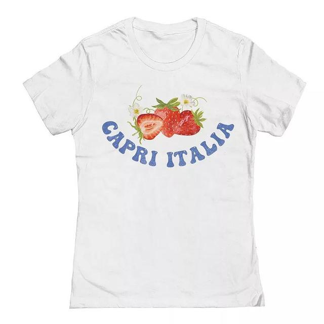 Juniors Grayson Supply Capri Italia Graphic Tee, Womens Product Image