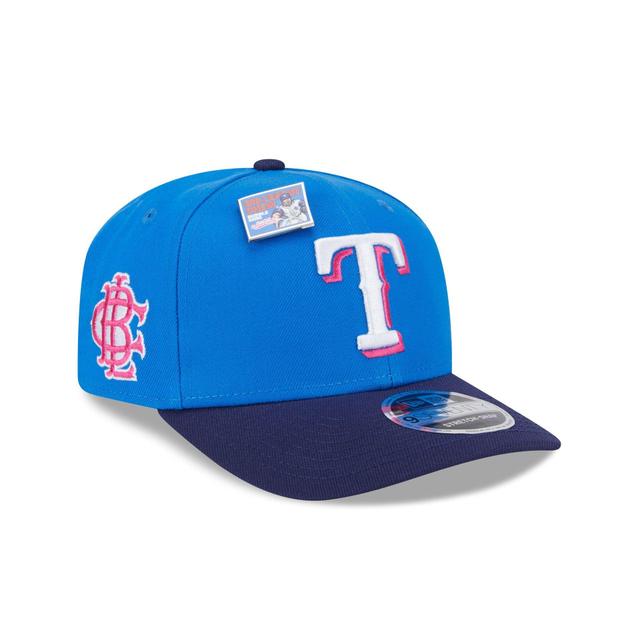 Big League Chew X Texas Rangers Curveball Cotton Candy 9SEVENTY Stretch-Snap Hat Male Product Image