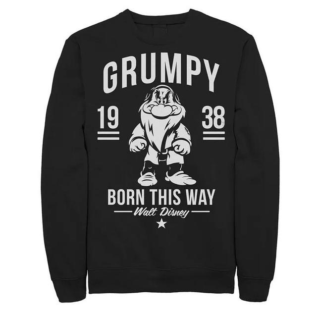 Disneys Snow White Grumpy Mens Born This Way Sweatshirt Product Image