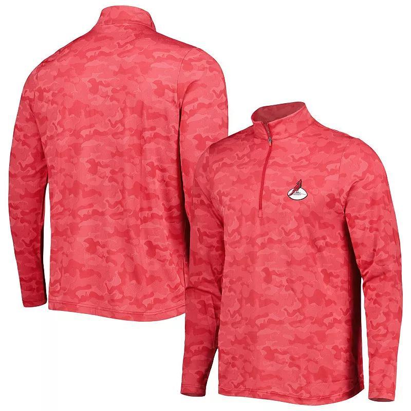 Mens Antigua Arizona Cardinals Brigade Throwback Quarter-Zip Top Product Image