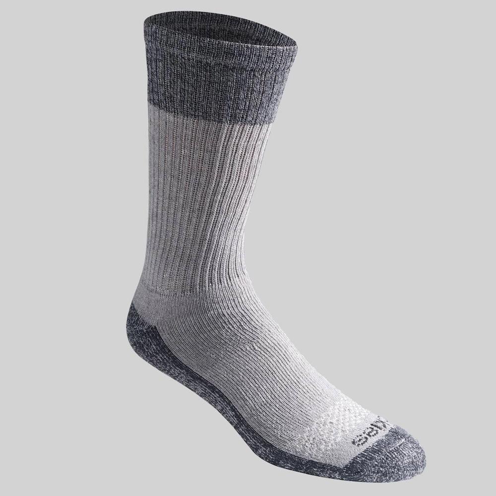 Dickies Men's 6pk Dri-Tech Moisture Control Crew Socks - Gray 6-12 Product Image