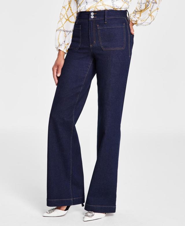 I.n.c. International Concepts Womens High-Rise Wide-Leg Jeans, Created for Macys Product Image