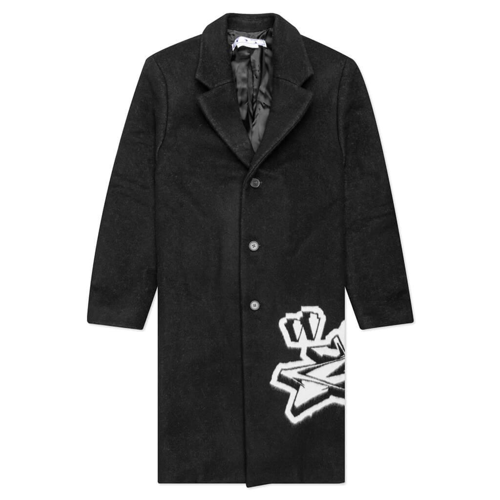 Graff Wool Skate SB Coat - Black/White Male Product Image