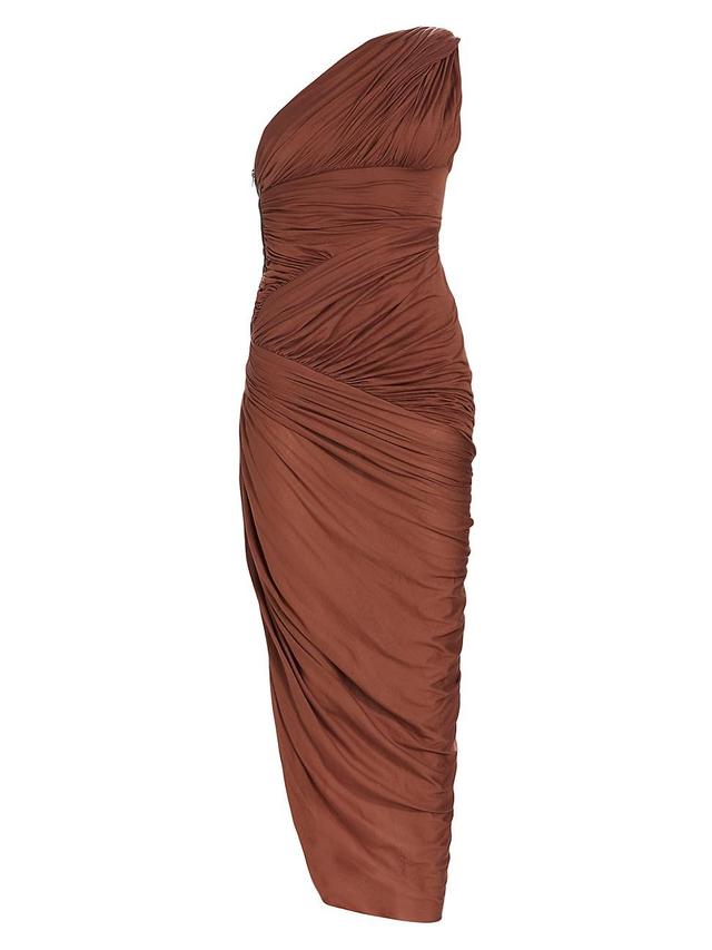 Womens Lida Draped One-Shoulder Gown Product Image