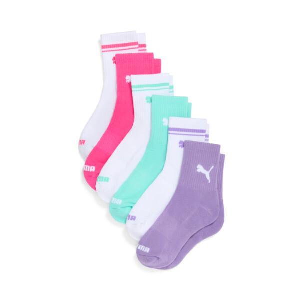 Women's Half-Terry Low Cut Crew Socks (6 Pairs) Product Image