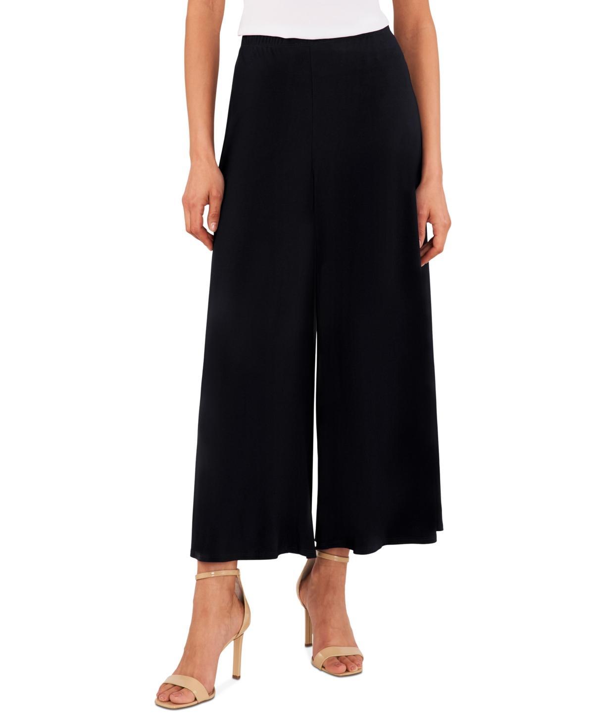 Vince Camuto Womens Pull On Wide Leg Ankle Pants Product Image