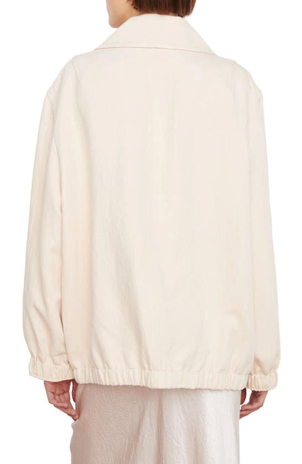 Oversize Bomber Jacket In Birch Product Image