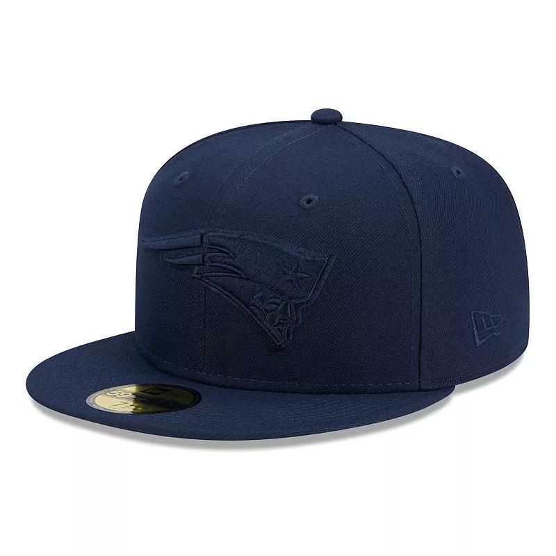 Mens New Era New England Patriots Color Pack 59FIFTY Fitted Hat Blue Product Image