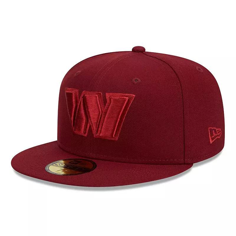 Mens New Era Cardinal Washington Commanders Color Pack 59FIFTY Fitted Hat Product Image