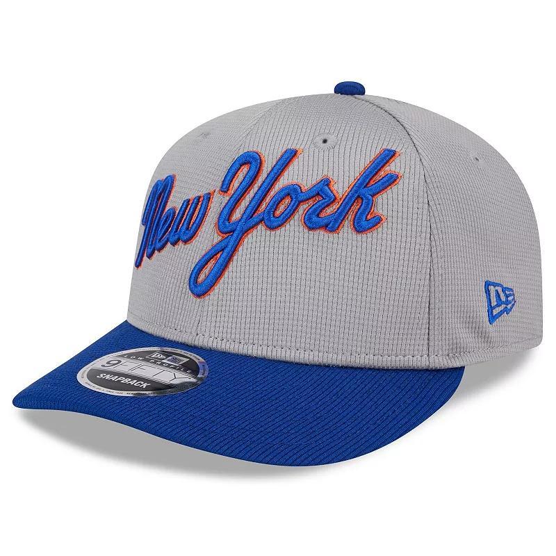 Mens New Era Gray New York Mets 2024 Batting Practice Low Profile 9FIFTY Snapback Hat Product Image