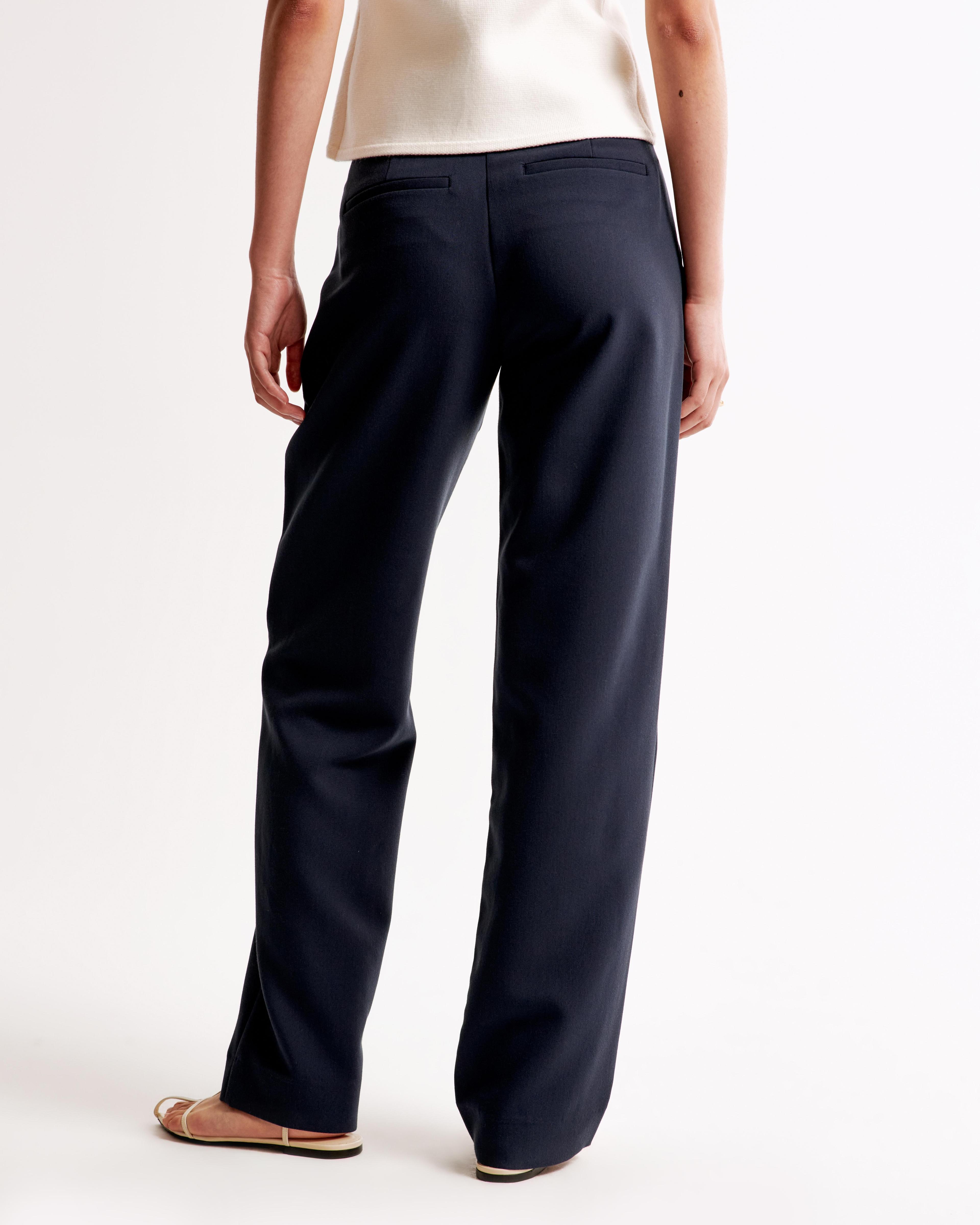 A&F Quinn Tailored Straight Pant Product Image