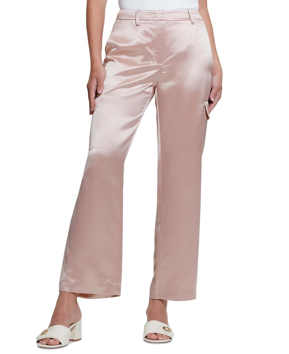 Guess Womens Megan Satin Cargo Pants product image