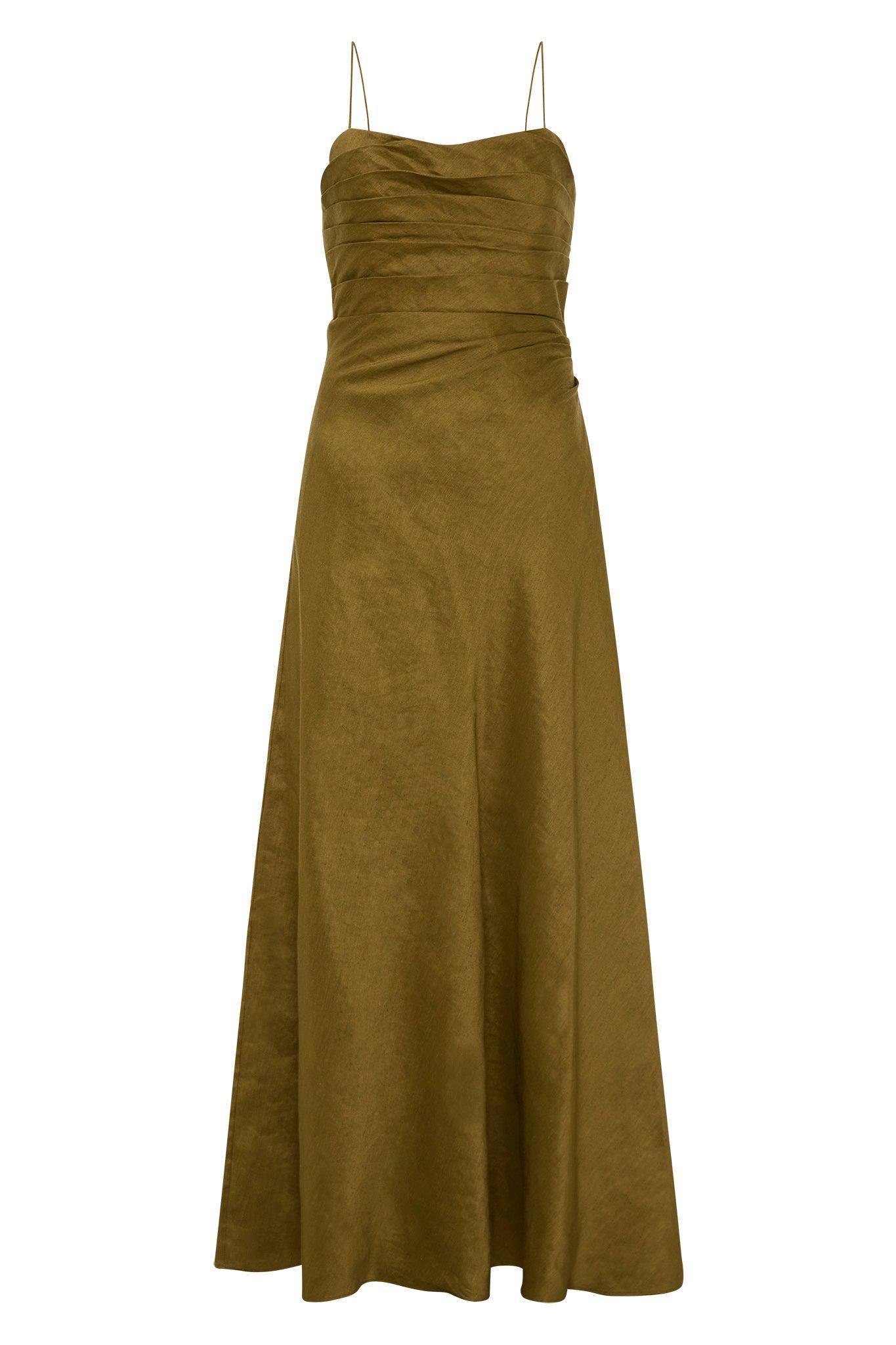 Clarice Draped Maxi Dress Product Image