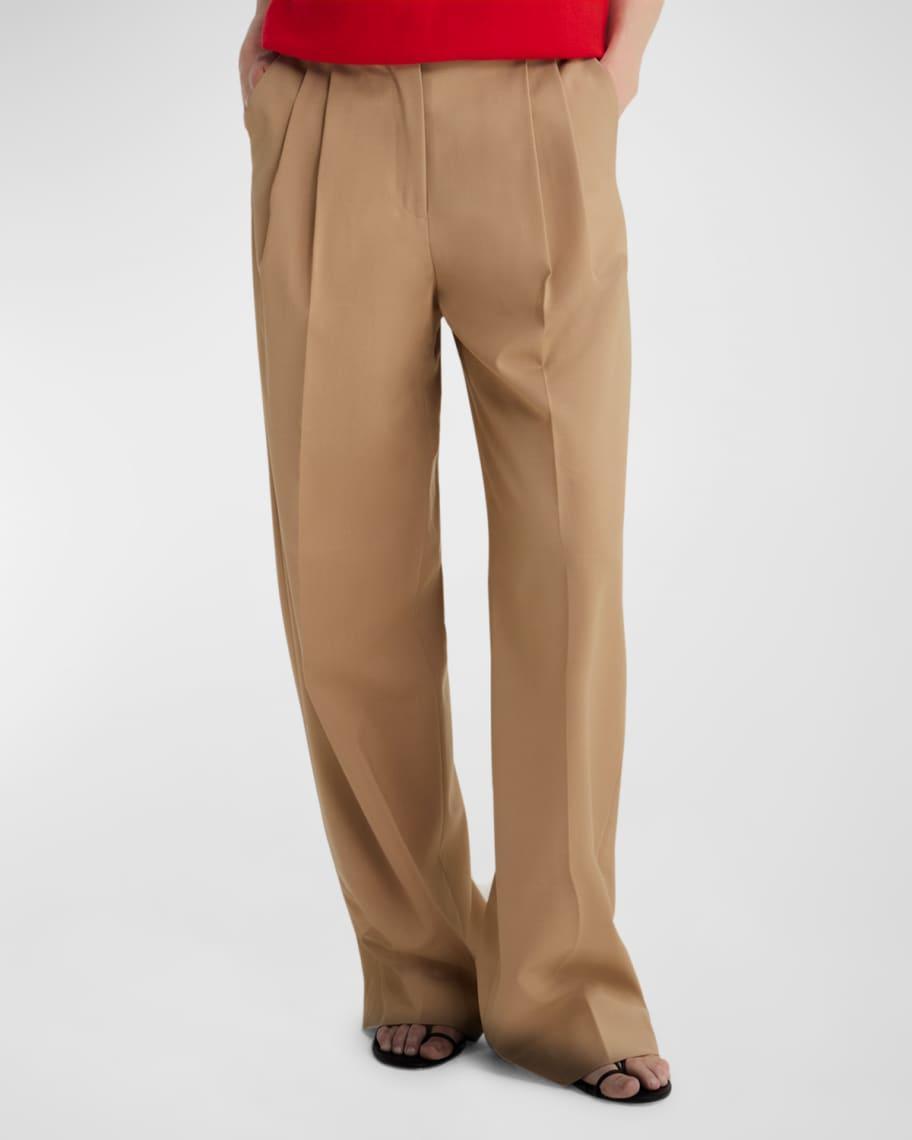 Pleated Wide-Leg Trousers product image