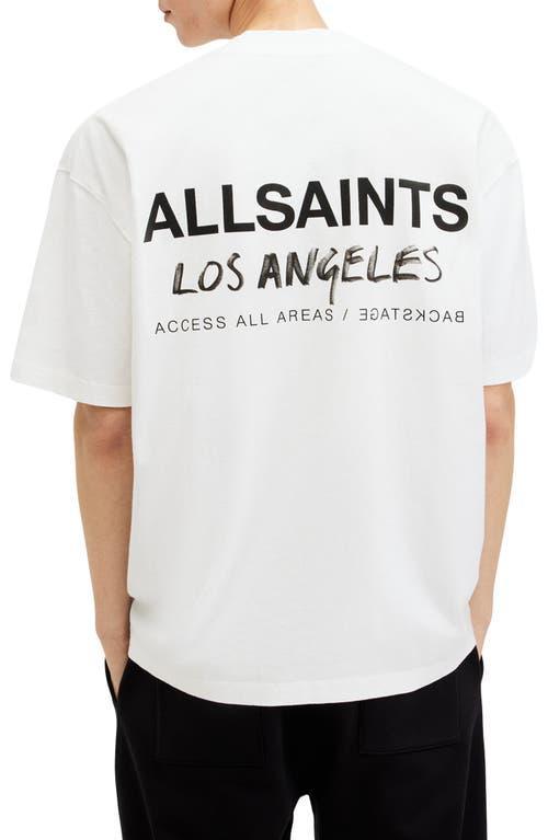 Los Angeles Logo Graphic T-shirt In Ashen White Product Image