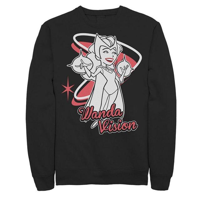 Mens Marvel Wandavision Retro Animated Portrait Sweatshirt Product Image