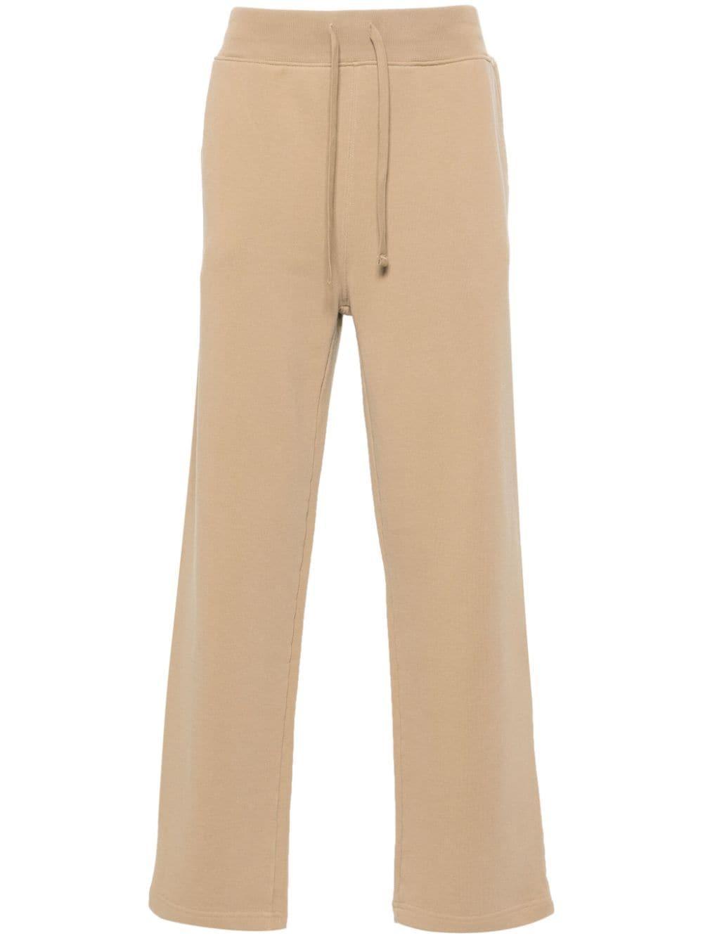 POLO RALPH LAUREN Polo Pony-embroidered Track Trousers In Neutrals Product Image