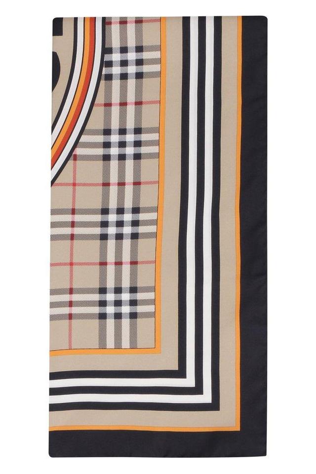 BURBERRY Vintage Check Pattern Square Scarf In Multi Product Image