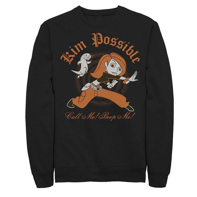 Mens Disneys Kim Possible Call Me Beep Me Sweatshirt Product Image