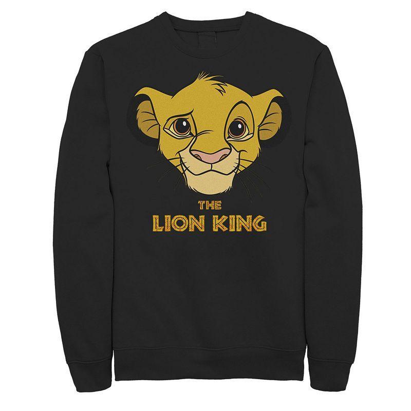 Mens Disneys The Lion King Young Simba Face Fleece Product Image