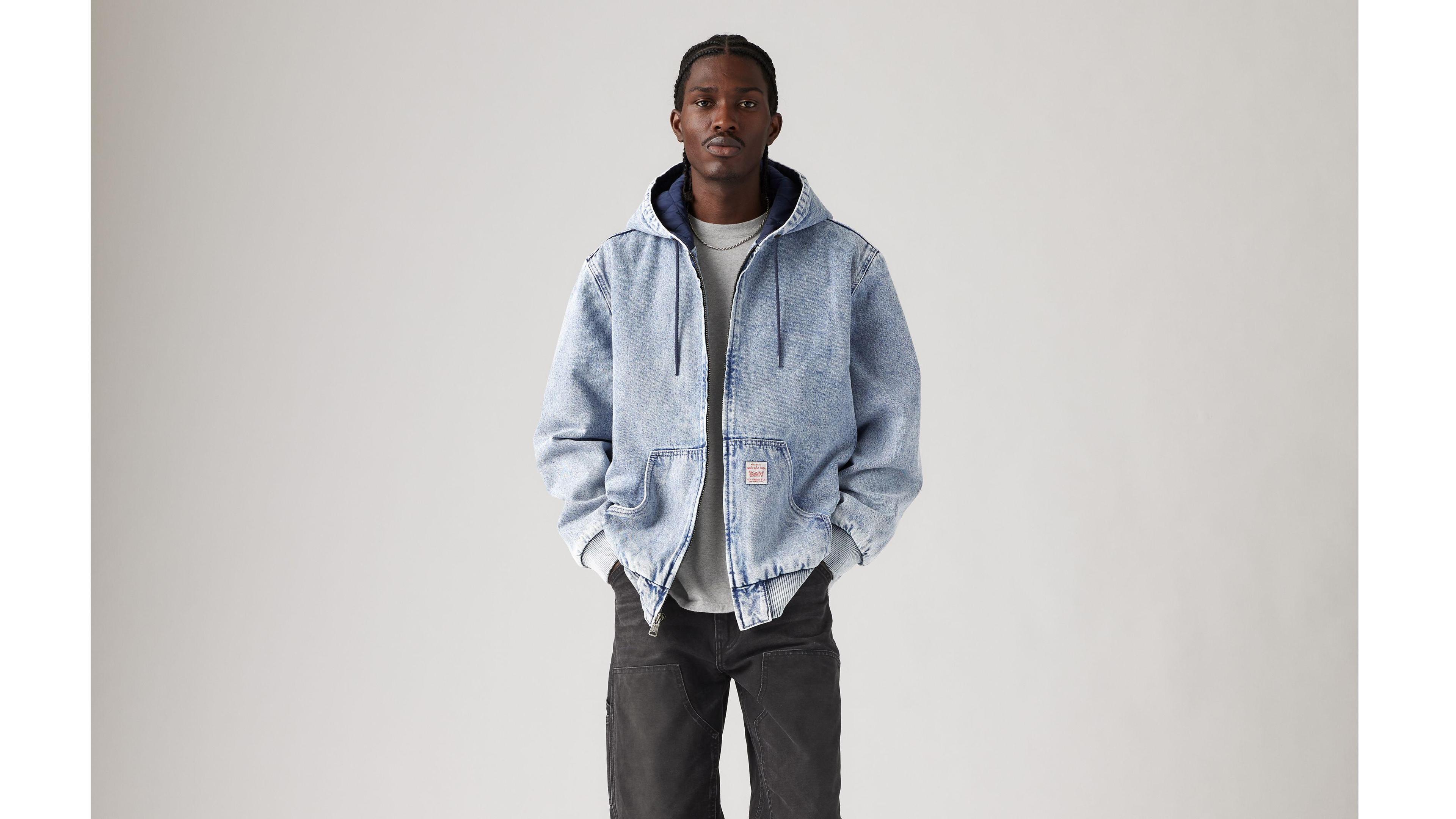 Levis Potrero Denim Hoodie Jacket - Mens Product Image