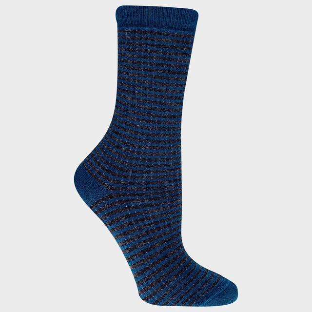 Alaska Knits Womens Striped Thermal Wool Blend Midweight Boot Socks 4-10 Product Image