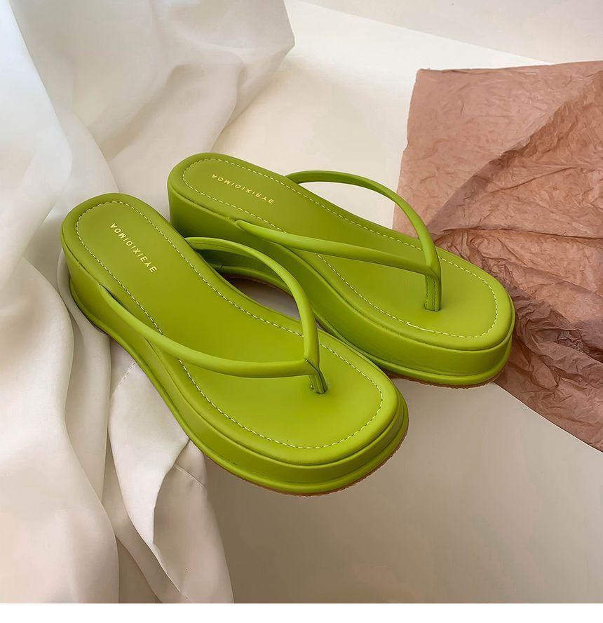 Platform Flip Flops Product Image