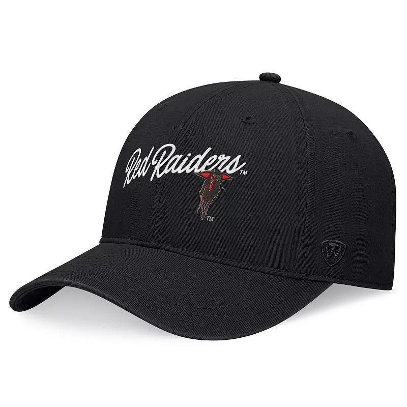 Mens Top of the World Texas Tech Red Raiders Heritage CeeCee Adjustable Hat Product Image