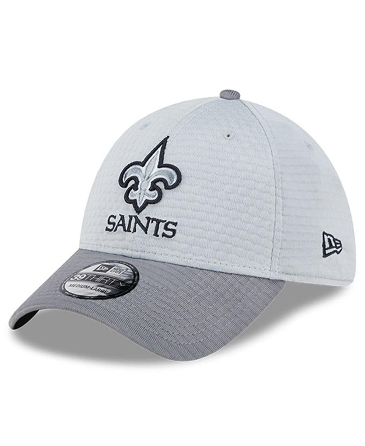 New Era Mens Gray New Orleans Saints 2024 Nfl Training Camp 39THIRTY Flex Hat Product Image