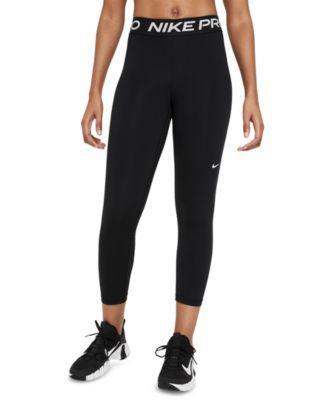 Pro 365 Women's Mid-Rise Cropped Mesh Panel Leggings Product Image