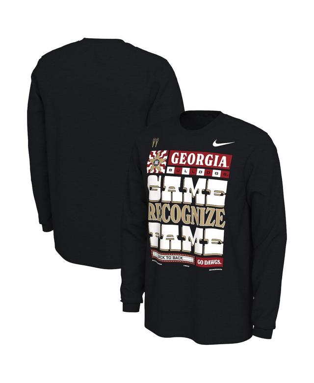 NCAA Men's Nike Georgia Bulldogs 2022 National Champions Locker Room Tee, Size: Small, Grey - Size: S Product Image