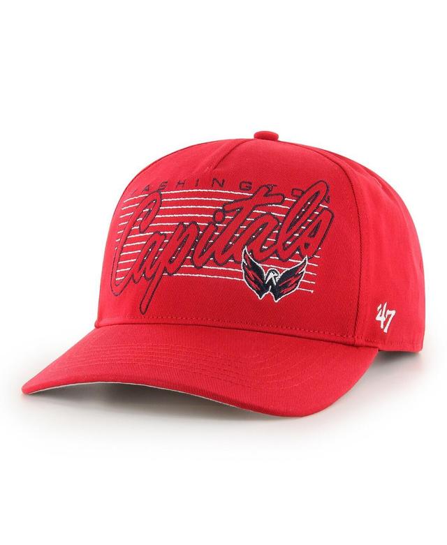 Mens 47 Brand Red Washington Capitals Marquee Hitch Snapback Hat Product Image