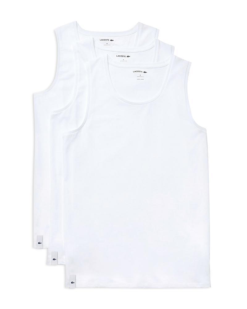 Lacoste Cotton Tank Tops, Pack of 3 Product Image