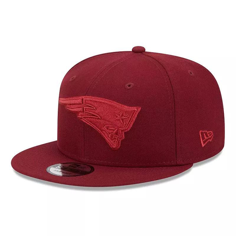 Mens New Era Cardinal New England Patriots Color Pack 9FIFTY Snapback Hat Product Image