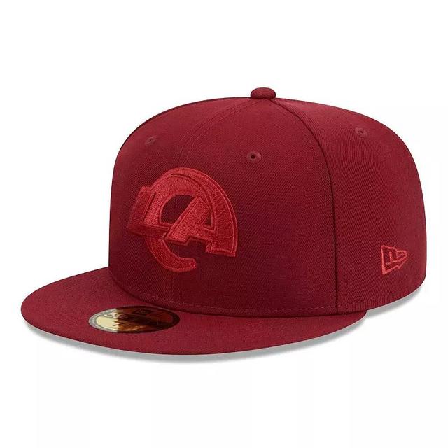 Mens New Era Cardinal Los Angeles Rams Color Pack 59FIFTY Fitted Hat Product Image