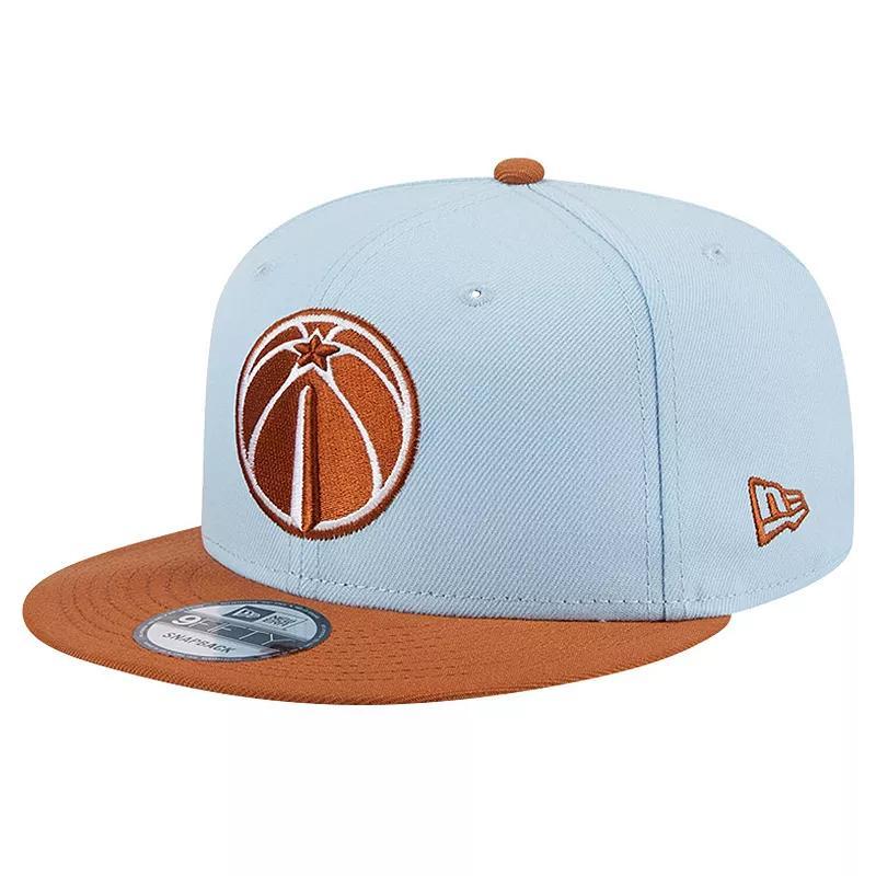 Mens New Era /Brown Washington Wizards 2-Tone Color Pack 9FIFTY Snapback Hat Product Image