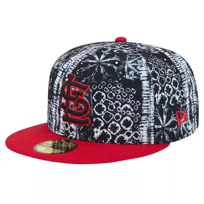 New Era Mens Black St. Louis Cardinals Sands 59FIFTY Fitted Hat Product Image