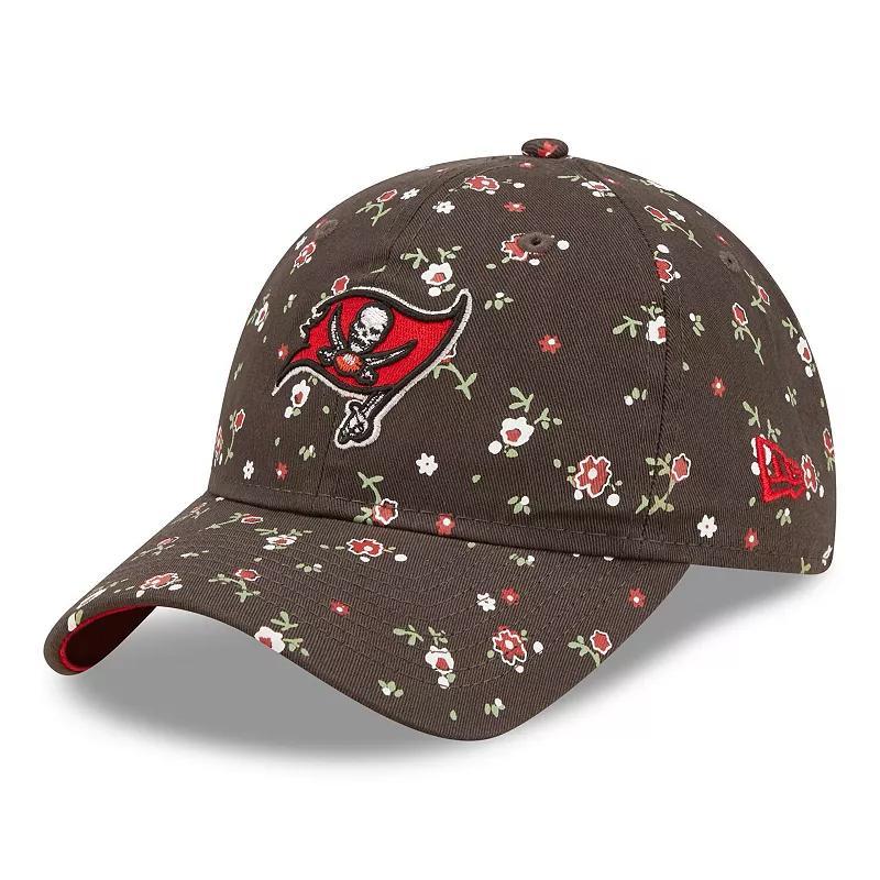 Womens New Era Pewter Tampa Bay Buccaneers Floral 9TWENTY Adjustable Hat Product Image