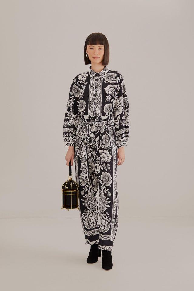 Black Pineapple Garden Jumpsuit Product Image