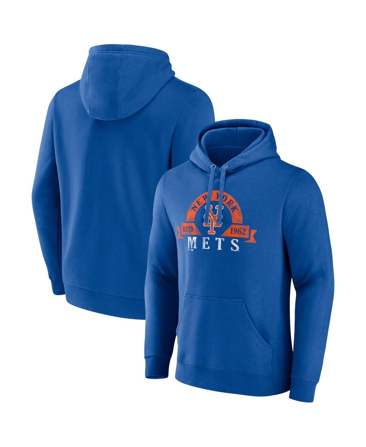 Men's Fanatics Branded Royal New York Mets Big & Tall Utility Pullover Hoodie Product Image