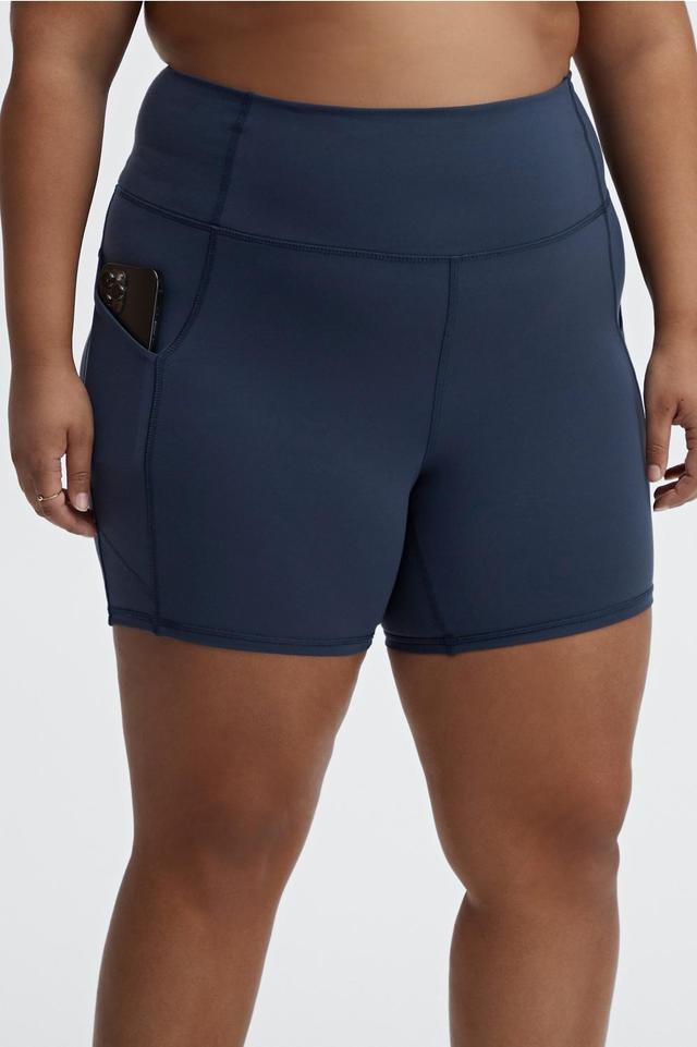 Fabletics Oasis High-Waisted 6 Short Womens Thunder plus Size 4X Product Image