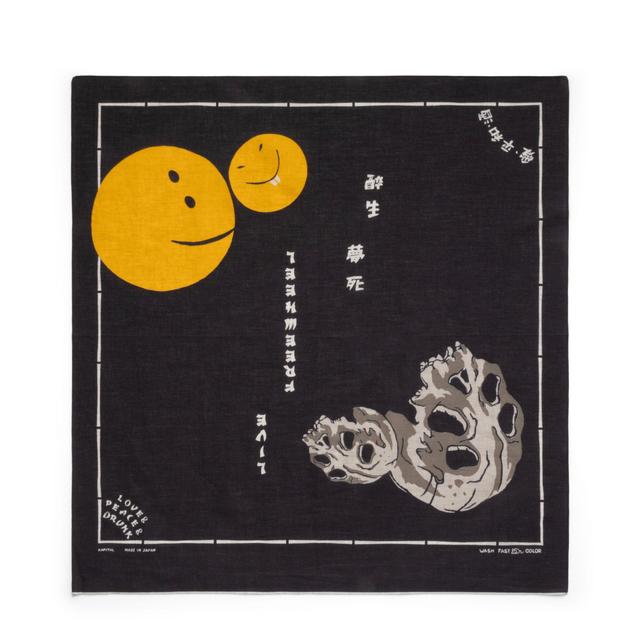 FASTCOLOR SELVEDGE BANDANA (PROFILE RAIN SKULL) Product Image